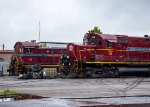 AM 56 and 14 sit outside the Springdale Shops 